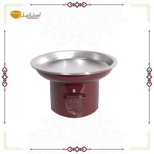 سخان الفخامة صغير بدون غطاء ( لون عنابي )