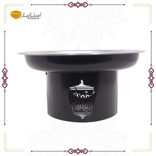 سخان الفخامة كبير بدون غطاء ( لون أسود )