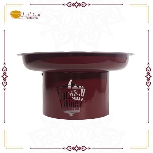 سخان الفخامة كبير بدون غطاء ( لون عنابي )