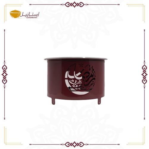 سخان قواعد تصميم خاص ملون صغير ( لون عنابي )