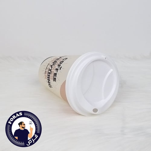 كوب القهوة البلاستيك المقوى سعة 500 مل كوب قهوة حا...