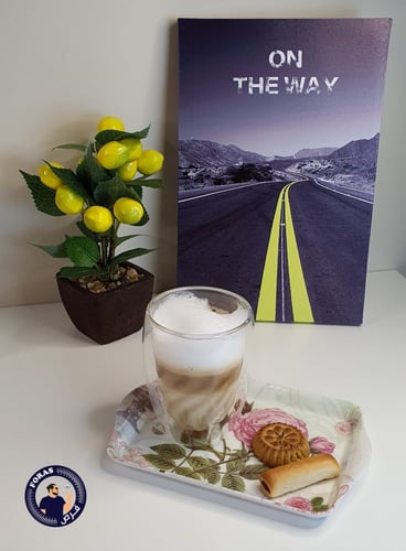 صينية تقديم صغيرة غصن الورد