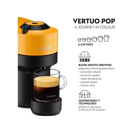 ماكينة كبسولات القهوة فيرتو بوب نسبريسو من ديلونجي...