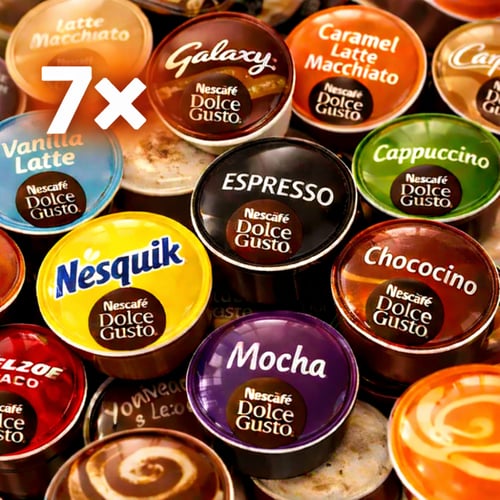 كبسولات منوعة من متجر فرص متوافقة مع اجهزة دولتشي...