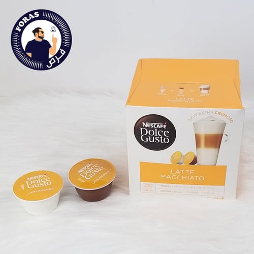 كبسولات قهوة نسكافية دولتشي قوستو لاتيه ماكياتو دو...