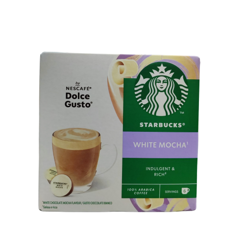 كبسولات قهوة ستاربكس وايت موكا من نسكافيه دولتشي غ...
