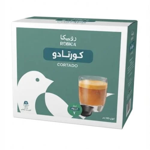 كبسولات روبيكا كورتادو متوافقة مع مكائن دولتشي قوس...