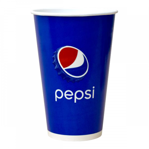 كاسات ورقية بشعار بيبسي المجموعة تحتوي على 10