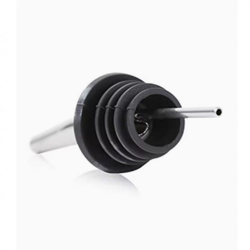 اداة للسكب من الزجاجات قطعة اسود/فضي 7x5x1بوصة