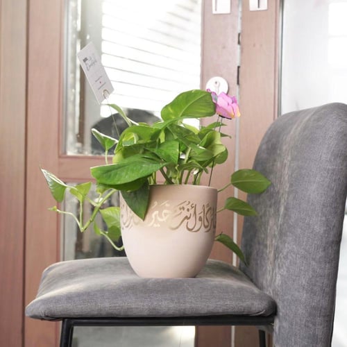 حوض فُخاري ( رب أنرلني مُنزلاً مباركاً وأنت خير ال...