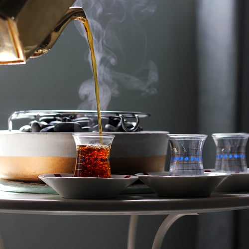 قاعدة تدفئة لون ذهبي