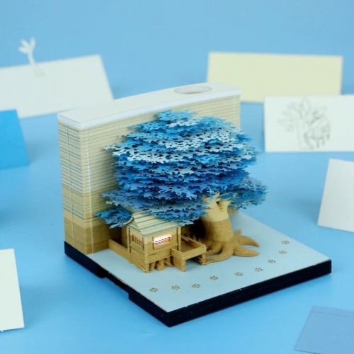 3D Memo Pad اوراق ملاحظات (نوت) مجسم شجرة