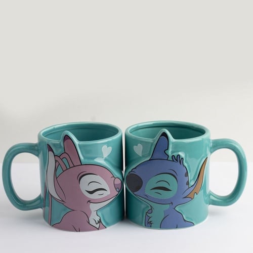 طقم اكواب ستيتش وأنجل سعته 375 مل تقريبا