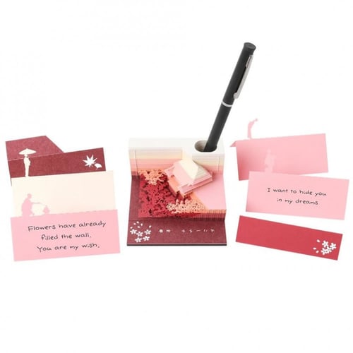 3D Memo Pad اوراق ملاحظات (نوت) مجسم منزل