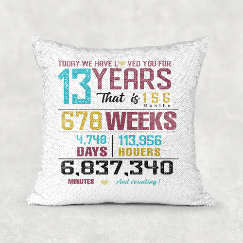 وسادة الترتر بطباعة ثيم عيد ميلاد