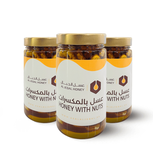 عرض القنبلة ٣ عبوات عسل بالمكسرات
