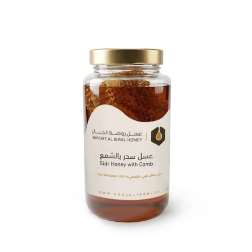 عسل سدر جبلي بلدي بالشمع 1 كيلو (شحن مجاني)