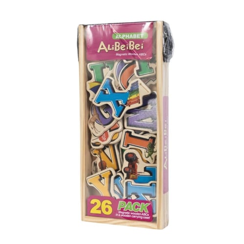 حروف إنجليزية خشبية