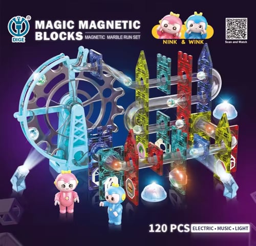 العاب تركيب مغناطيس 120 قطعة