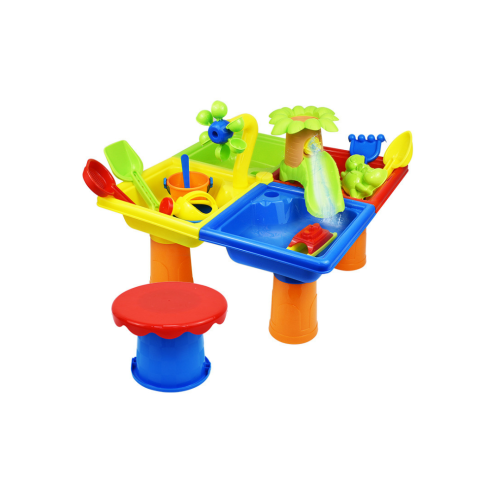 طاولة الرمل والماء للأطفال