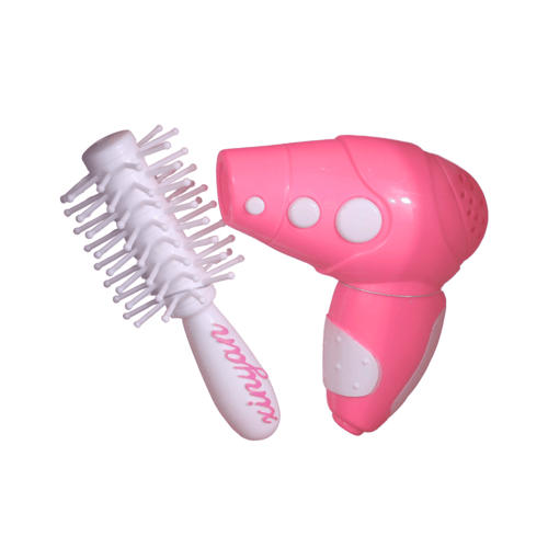 عروسة شاملة مع أدوات تصفيف الشعر