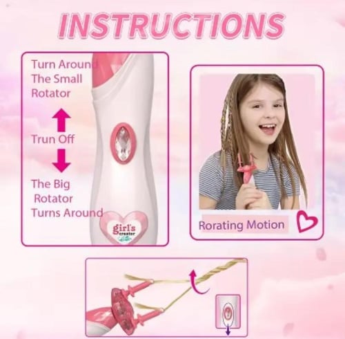 مجموعة تجديل الشعر للأطفال