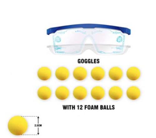 بندقية كرات ناعمة مع نظارة