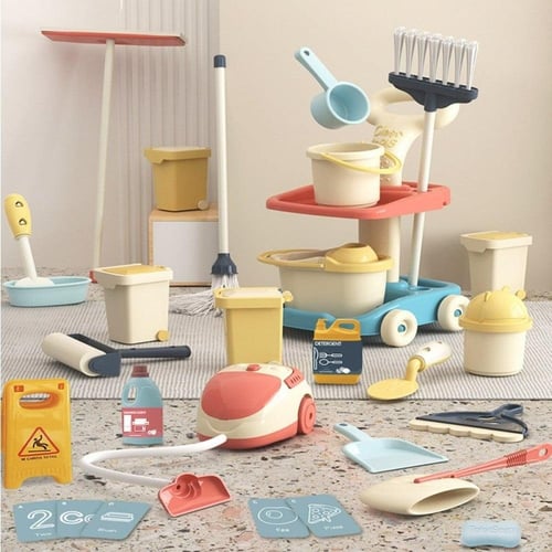 لعبة محاكاة تنظيف المنزل مكنسة وادوات اخرى -ادوات...