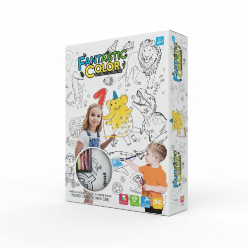 لوحة تلوين قماشية للأطفال