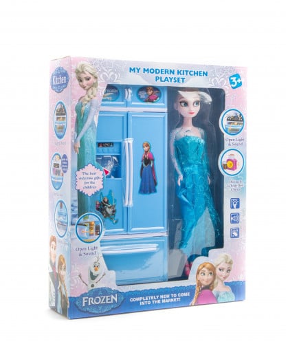 الملكة إلسا مع ثلاجتها الأنيقة