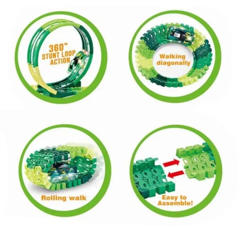 مجموعة مسار ديناصورات للأطفال