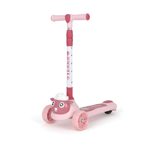 سكوتر أطفال بواجهة كرتونية مبتسمة