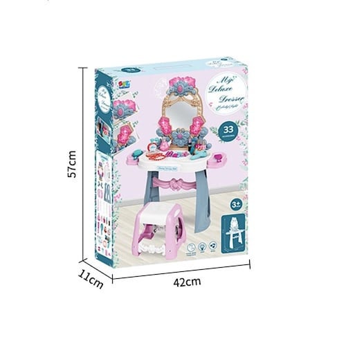 طاولة زينة للأطفال 33 قطعة