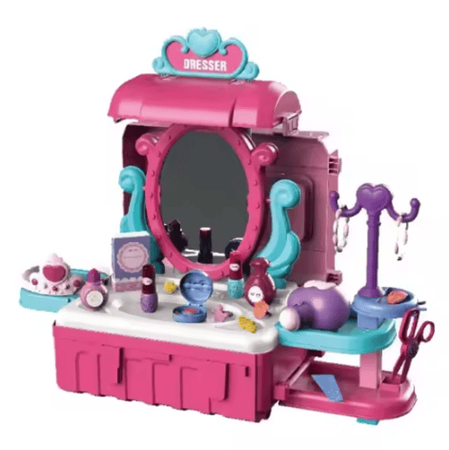 طاولة زينة متنقلة 3 في 1