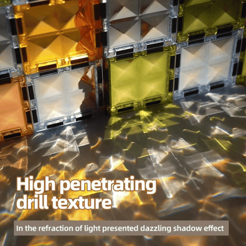 مكعبات مغناطيس شفافة