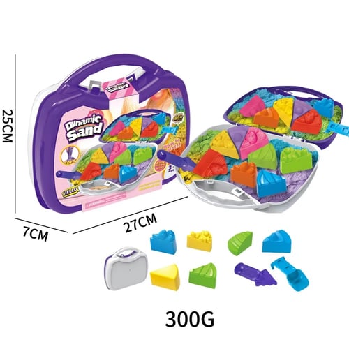 رمل ديناميكي مع قوالب وأدوات