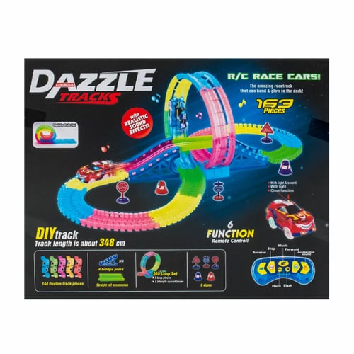 مسار سباق مضيء صغير