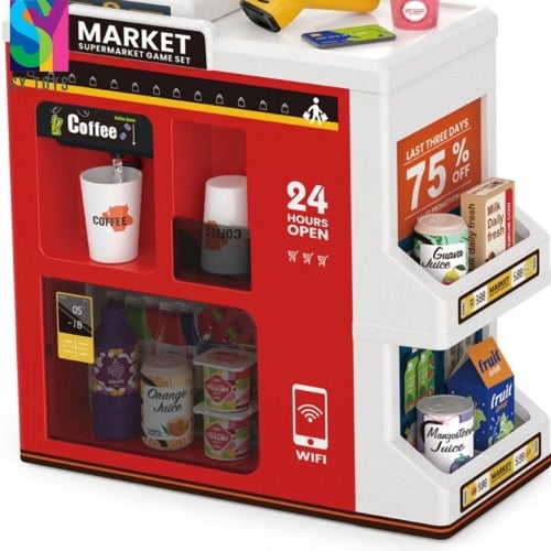 سوبر ماركت صغير للأطفال - 47 قطعة