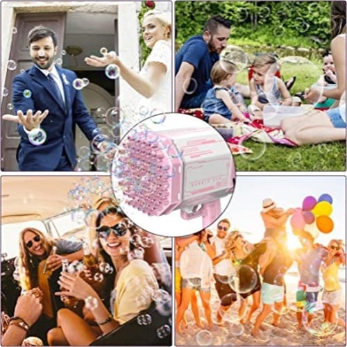 مسدس فقاعات وردي