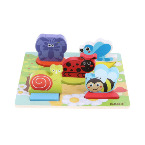 لعبة بازل بأشكال حشرات