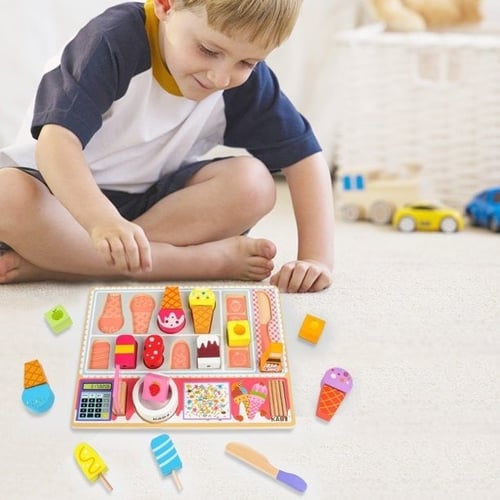 لعبة ايسكريم خشبية