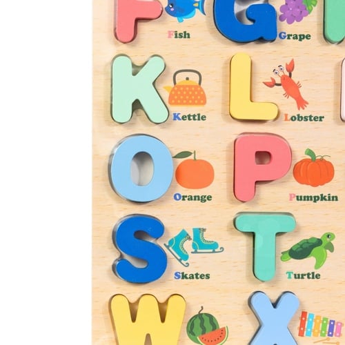 لعبة حروف خشبية