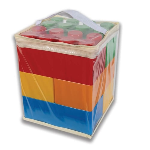 مكعبات بناء أطفال ملونة