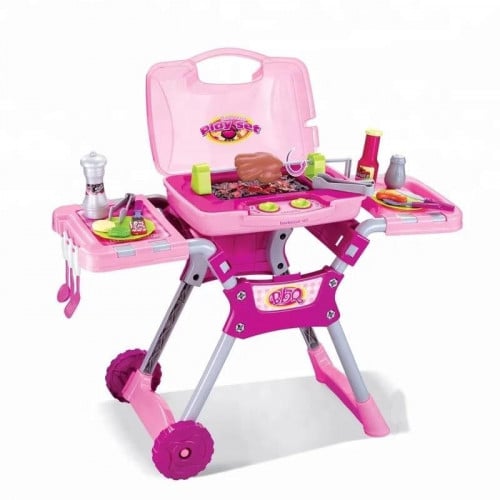 مجموعة ألعاب شواء مع ملحقاتها