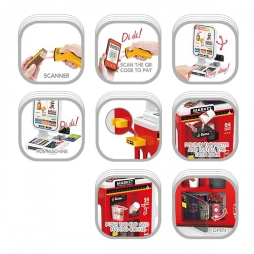 سوبر ماركت صغير للأطفال - 47 قطعة