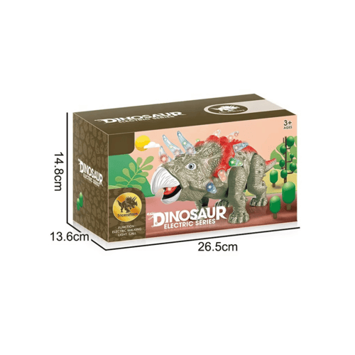 ديناصور يمشي مضيء