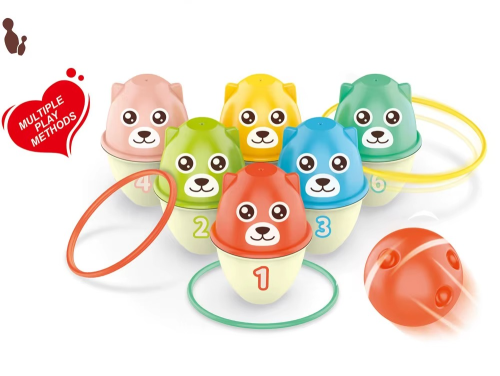 لعبة بولينج الحيوانات للأطفال