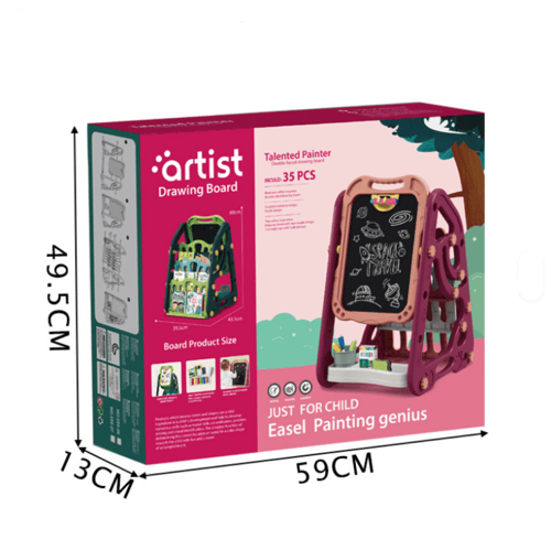 سبورة 3 في 1 تعليمية مع كرسي