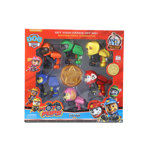 مجموعة شخصيات دراجات الأطفال - Moto Pups