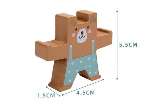 لعبة الدببة الخشبية